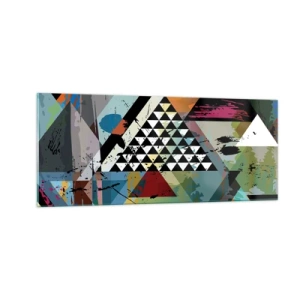 Obraz na skle - Jak je to snadné - 100x40 cm