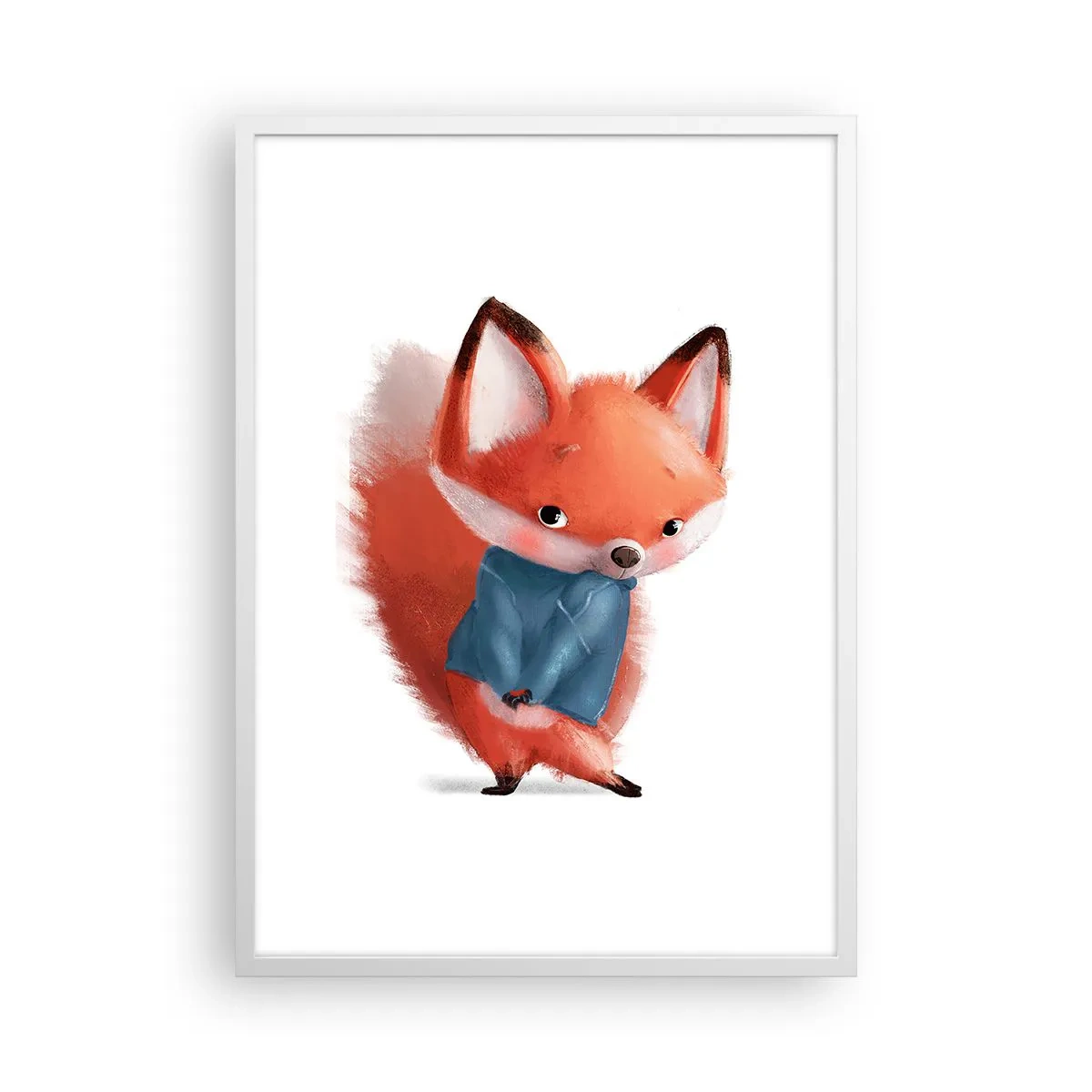 Plakát v bílém rámu - Sluší mi to? - 50x70 cm