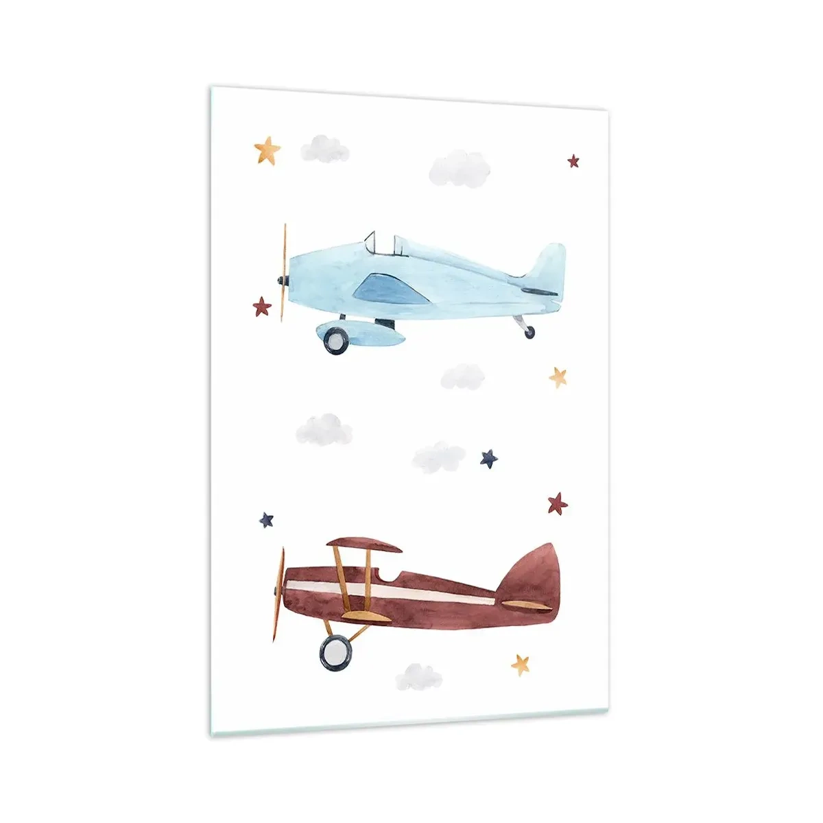 Obraz na skle - Pane pilote, čekáme! - 70x100 cm