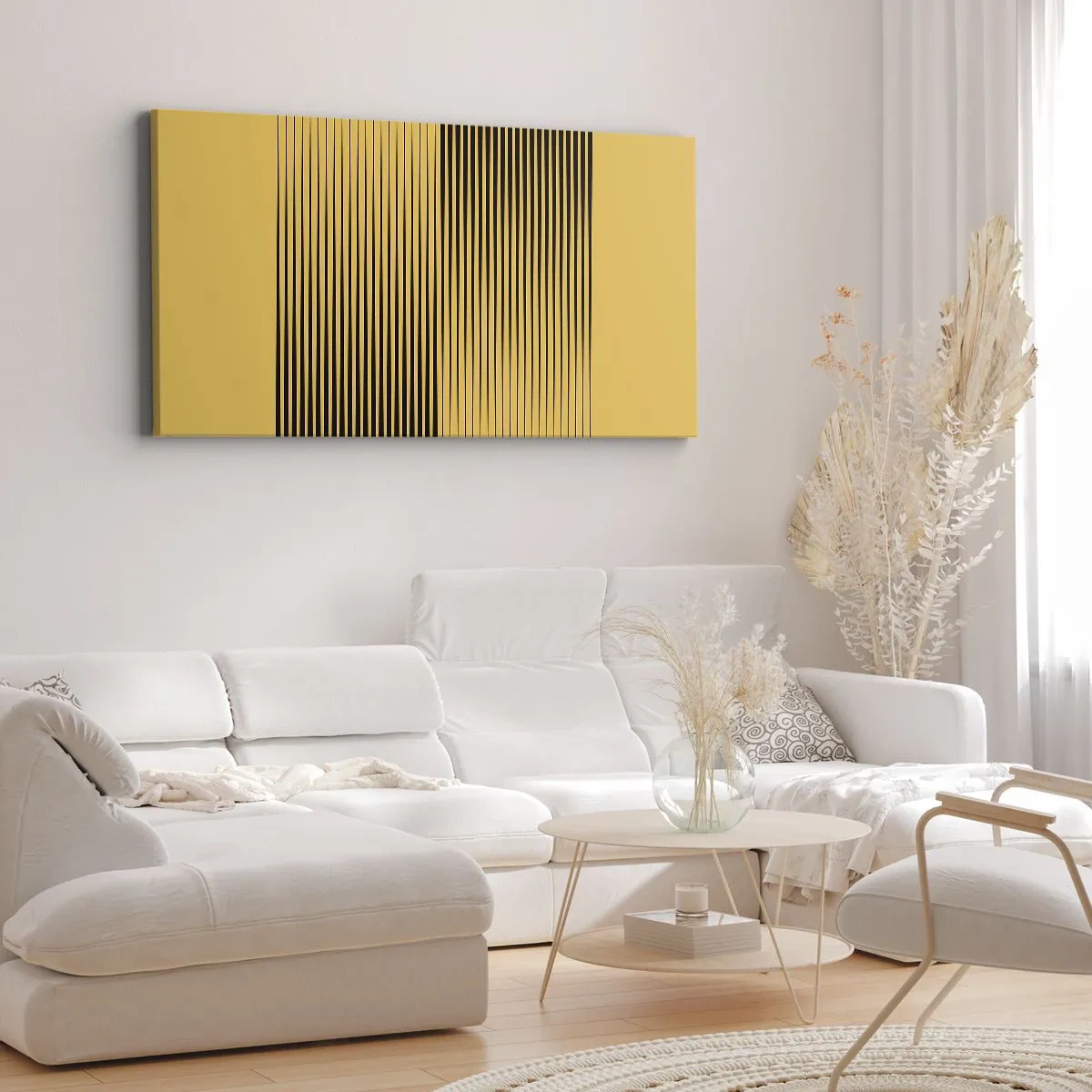 Obraz na plátně - Čtverec protikladů - 100x40 cm