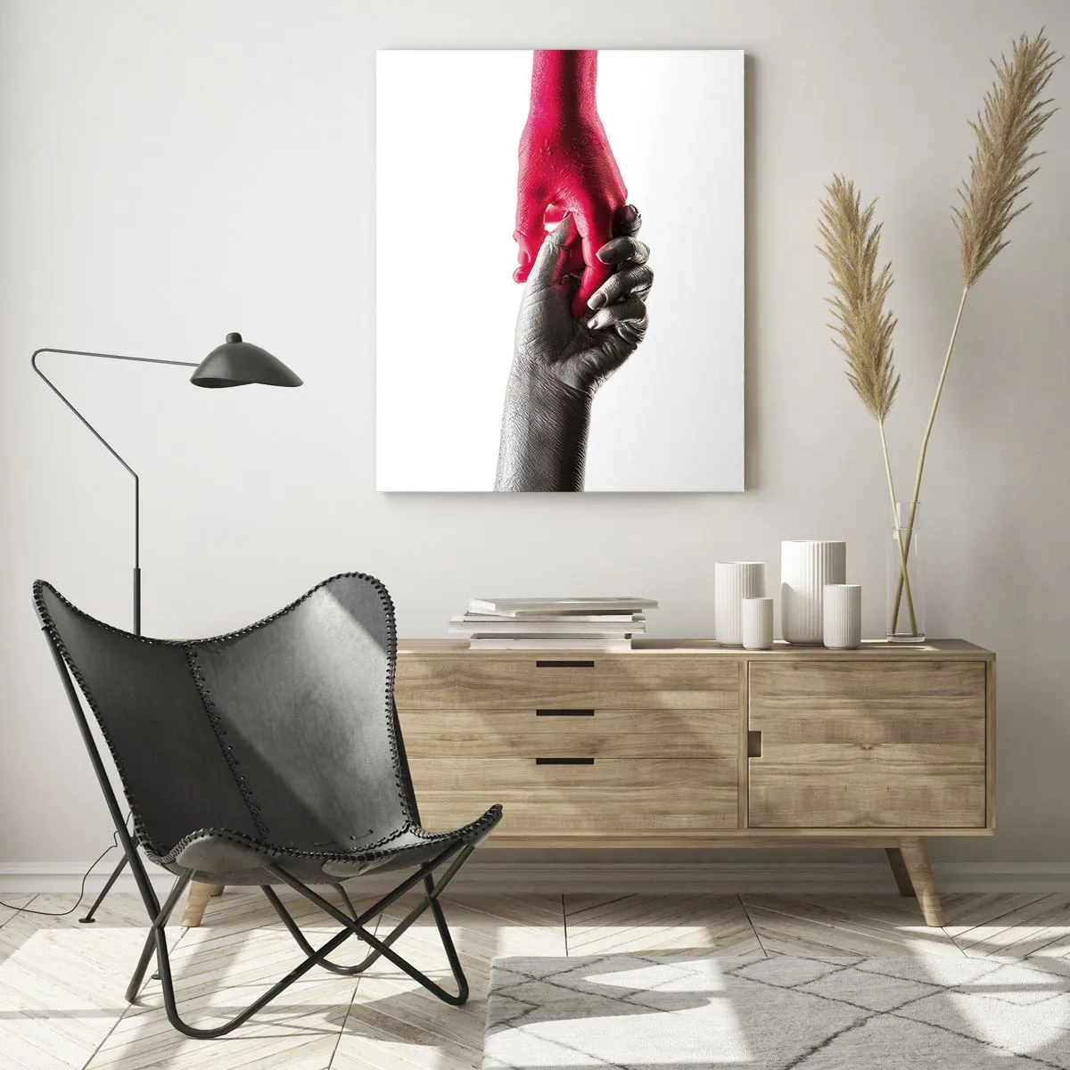 Obraz na skle - Spolu i když jsme odlišní - 50x70 cm