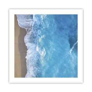 Plakát - Síla modři - 50x50 cm