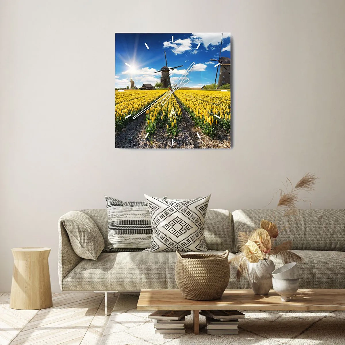 Nástěnné hodiny - Více nizozemský nemůže být - 30x30 cm