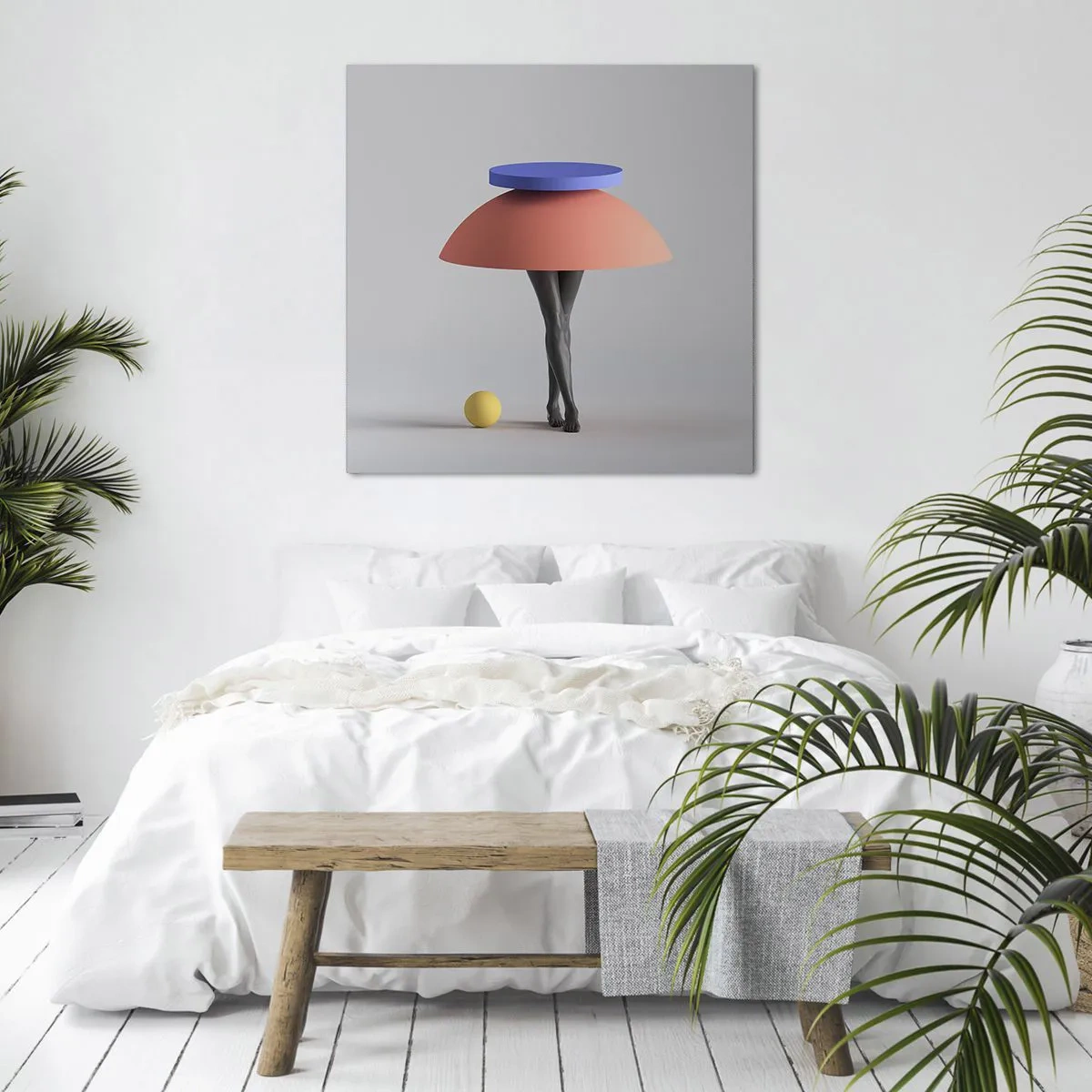 Obraz na plátně - Surrealistická kompozice - 50x50 cm