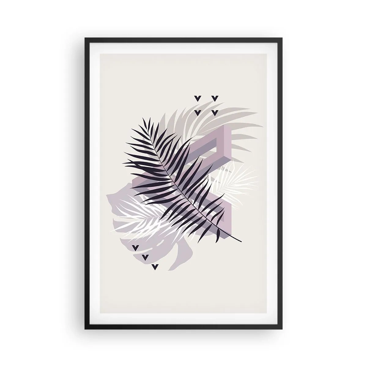 Plakát v černém rámu - Stín stínu - 61x91 cm