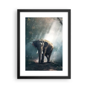 Plakát v černém rámu - Klidná procházka - 30x40 cm