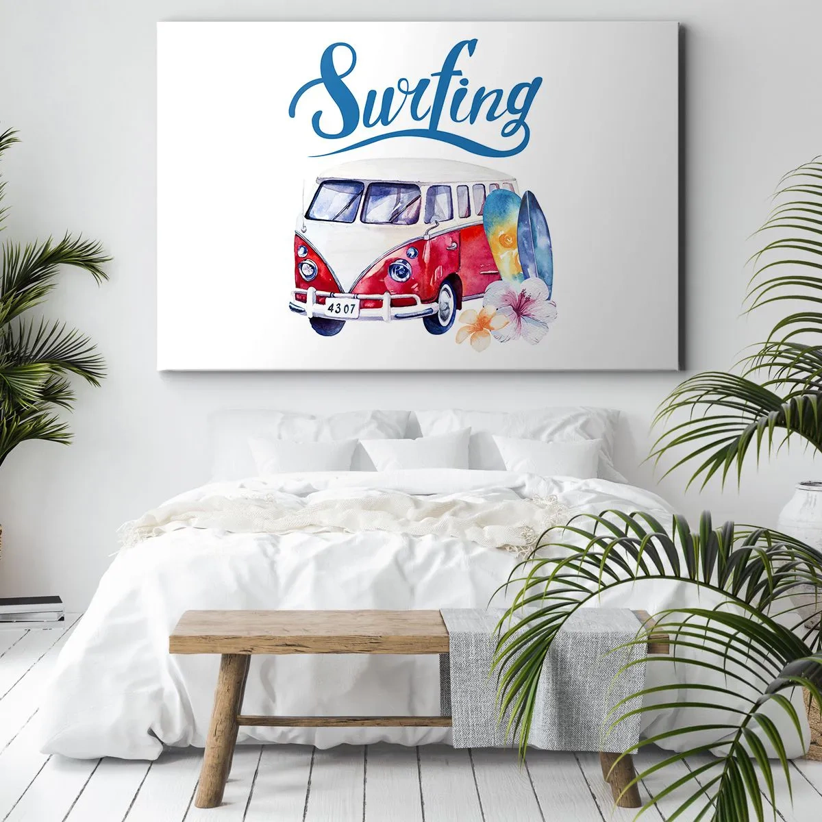 Obraz na plátně - Okurka - klasika pro surfaře - 120x80 cm