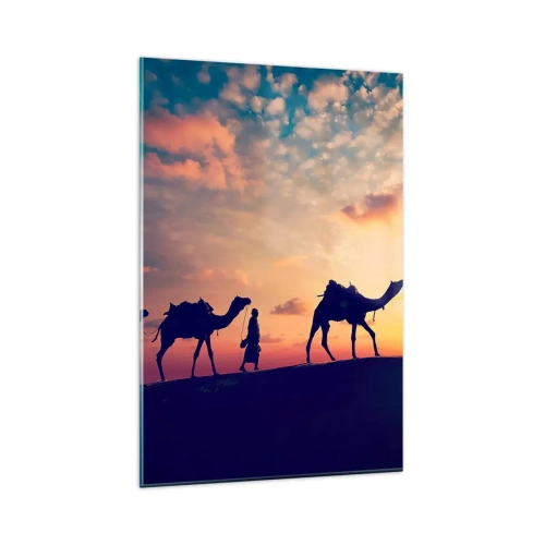 Obraz na skle - Tajemný duch orientu - 80x120 cm