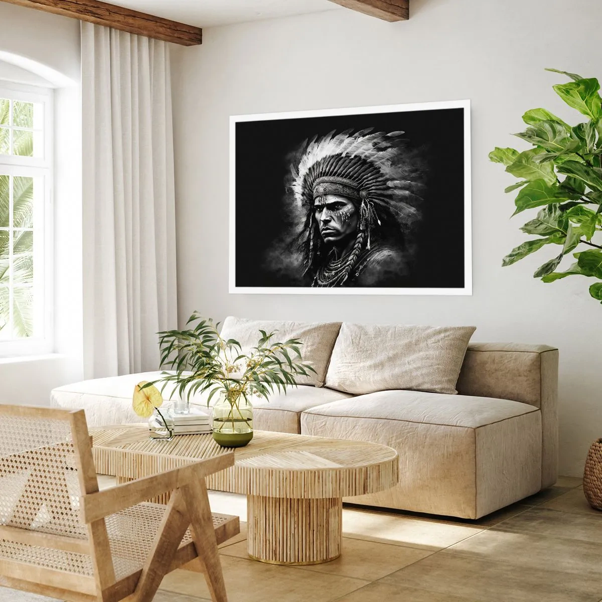 Plakát - Vůdce a bojovník - 40x30 cm