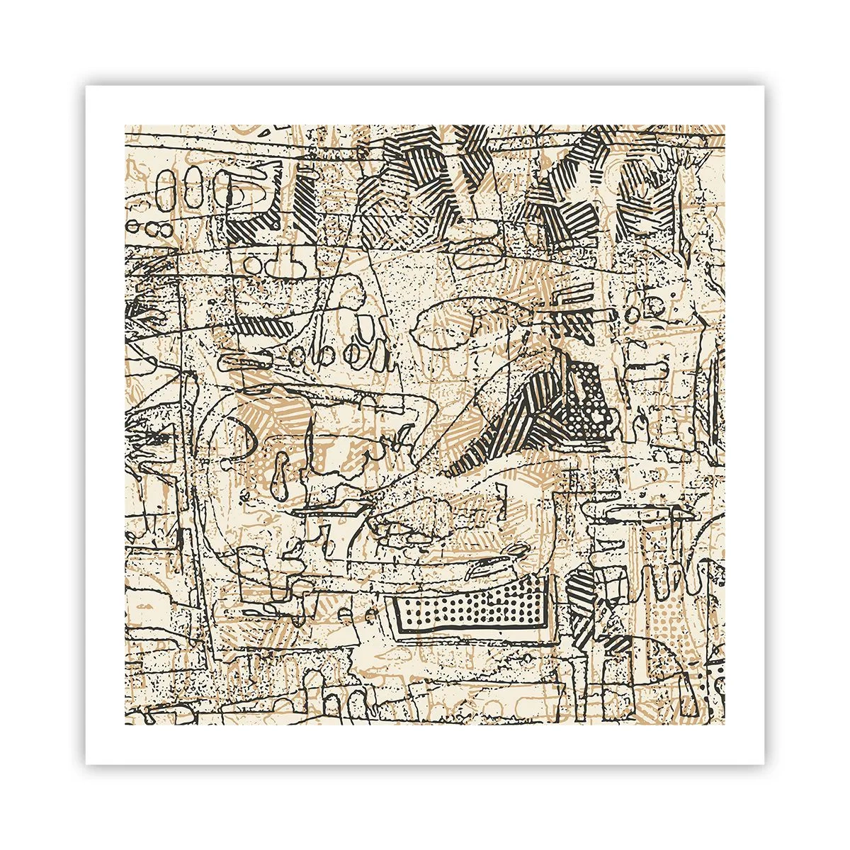 Plakát - Čeká na rozluštění - 60x60 cm