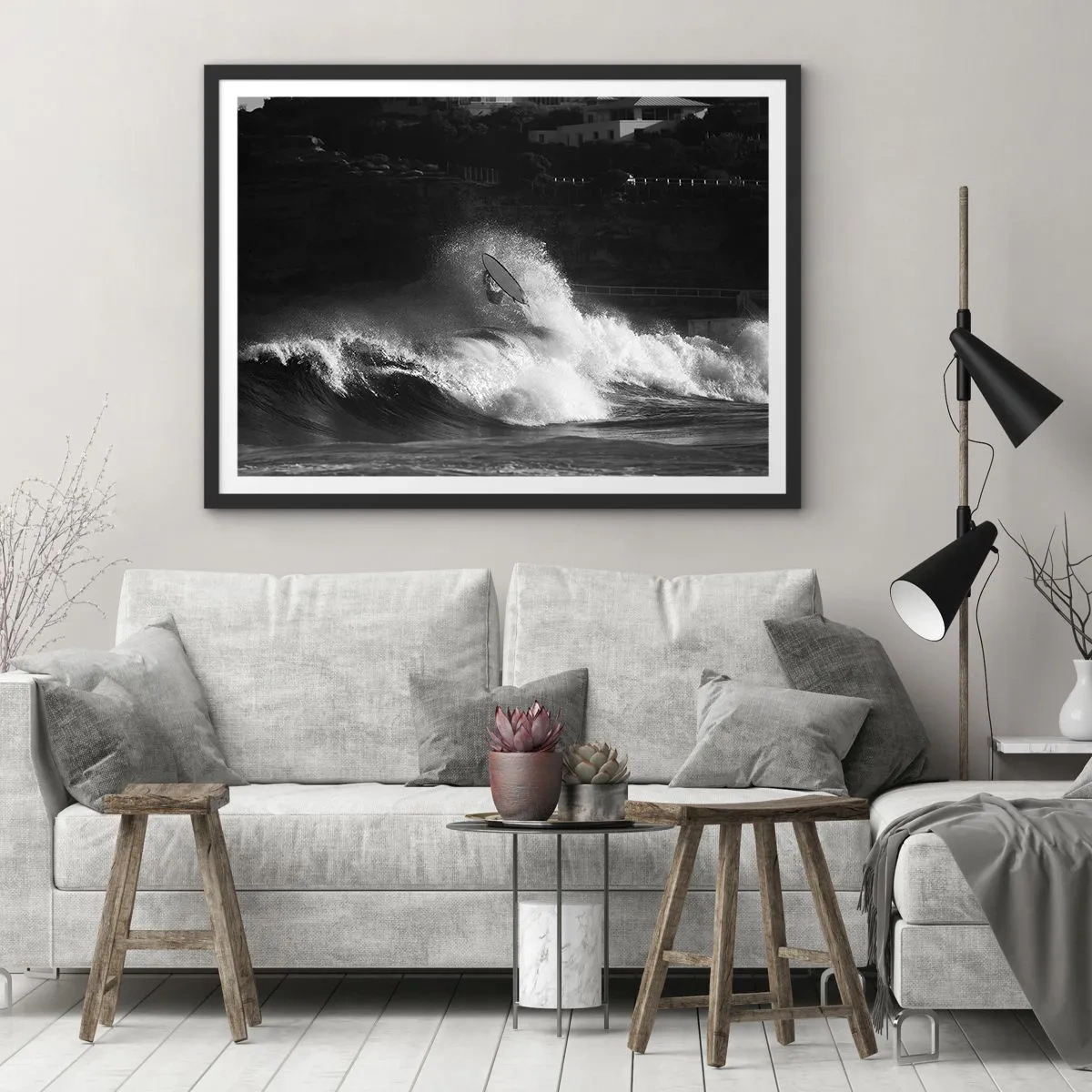 Plakát v černém rámu - Výzva přijata! - 70x50 cm