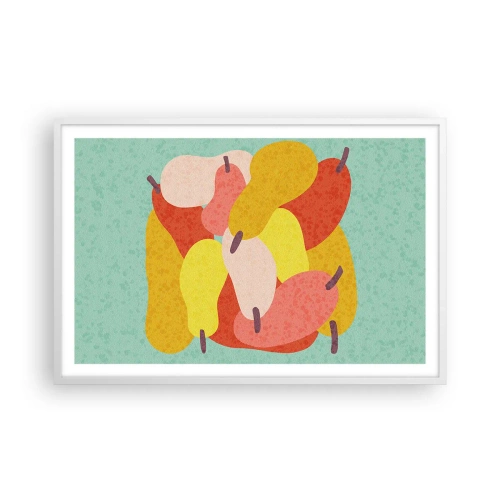 Plakát v bílém rámu - Ochutnejte letní slunce - 91x61 cm