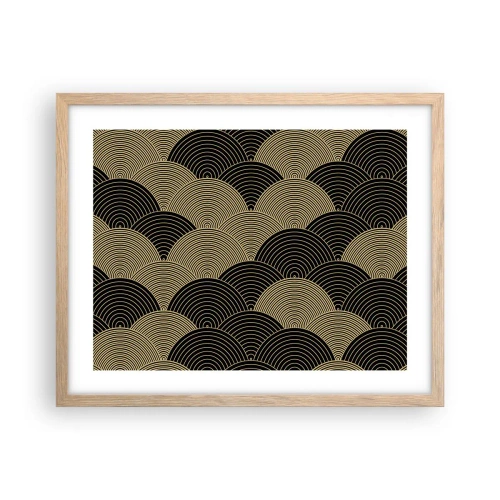 Plakát v rámu světlý dub - Jednota v mnohosti - 50x40 cm