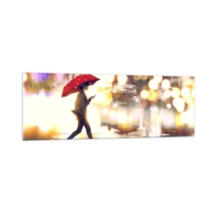 Obraz na skle - A přece slunečná - 90x30 cm