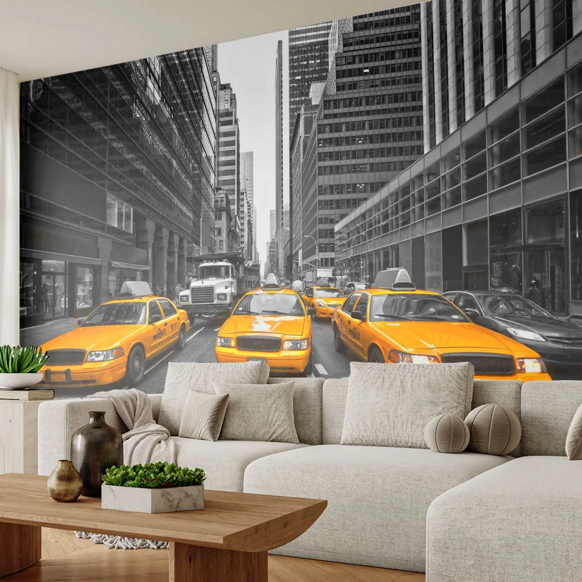 Fototapeta Samolepicí Deluxe Sticker - To my barvíme město - Město, New York, Architektura - 250x175 cm