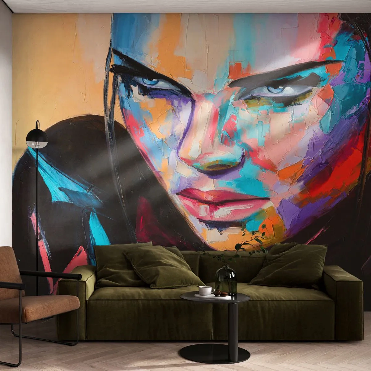 Fototapeta Premium Canvas - Divokost srdce - Žena, Portrét ženy, Dívka - 250x175 cm