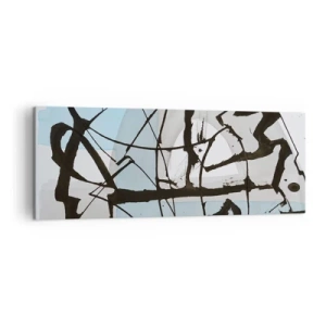 Obraz na plátně - Přesto modrá - 140x50 cm