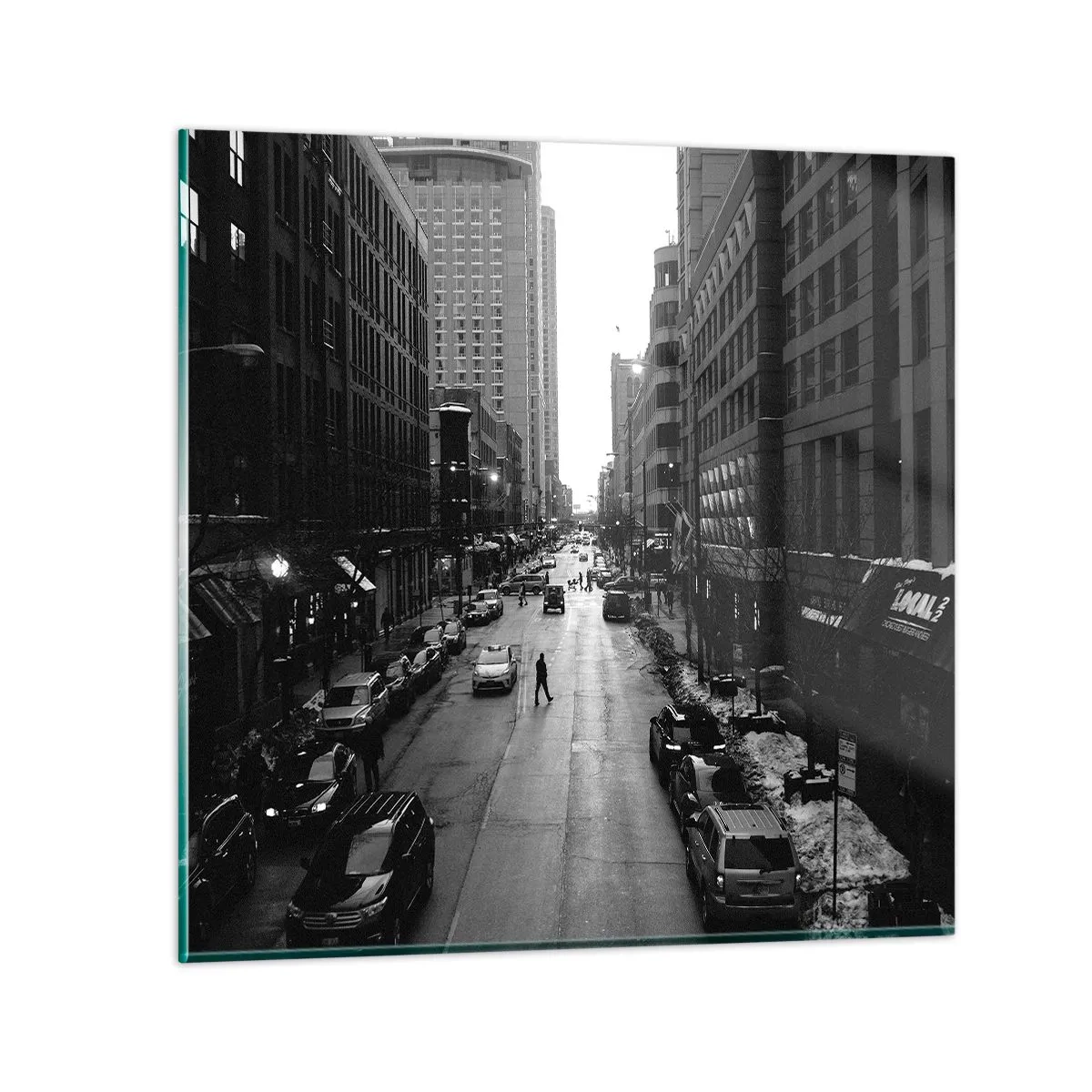 Obraz na skle - Další den, jako každý jiný - 60x60 cm