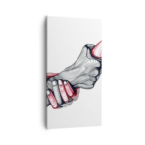 Obraz na plátně - Jste v dobrých rukou - 55x100 cm