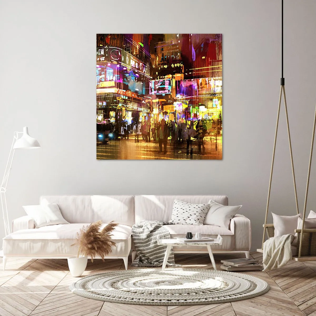 Obraz na plátně - V moři světla - 50x50 cm