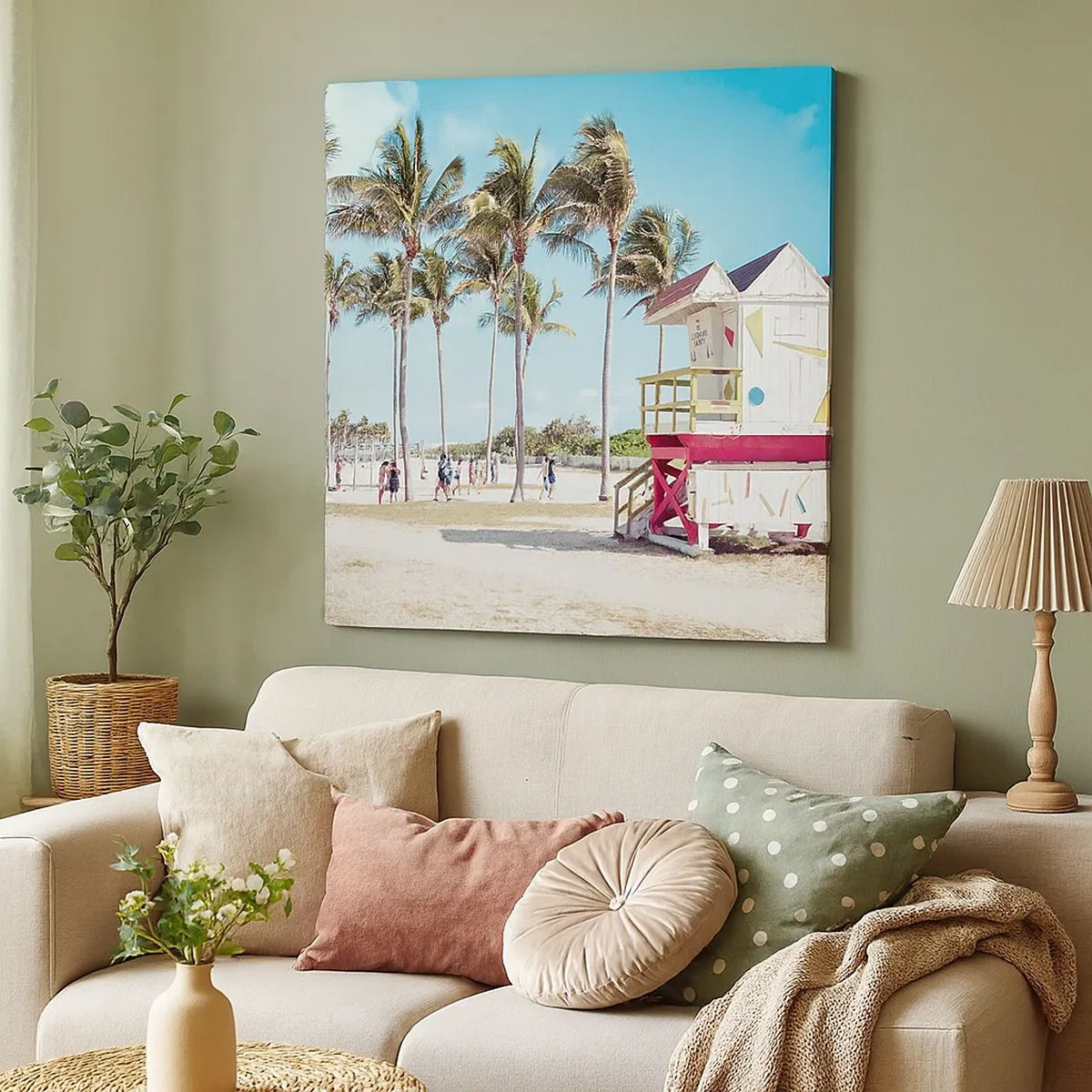 Obraz na plátně - Čeká tě krásný den - 30x30 cm