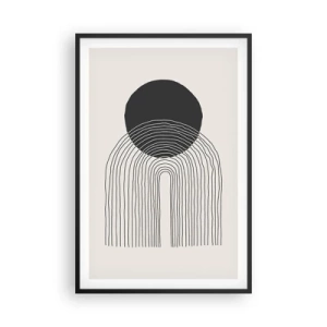 Plakát v černém rámu - Chvění a jistota - 61x91 cm