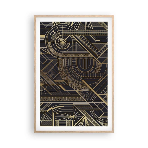 Plakát v rámu světlý dub - Koncepty, nápady, plány - 61x91 cm