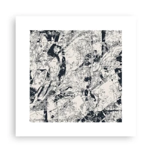 Plakát - Prolínání protikladů - 30x30 cm