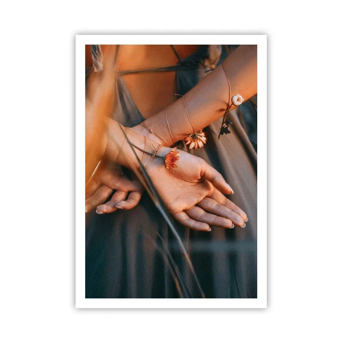 Plakát - Propojená s přírodou - 70x100 cm