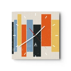 Nástěnné hodiny - Záznam hudby - 30x30 cm