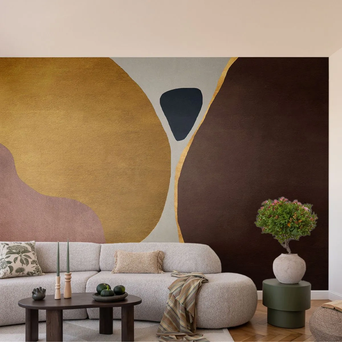 Fototapeta Premium Canvas - Abstrakce – místo v prostoru - Abstrakce, Minimalismus, Tvary - 250x175 cm