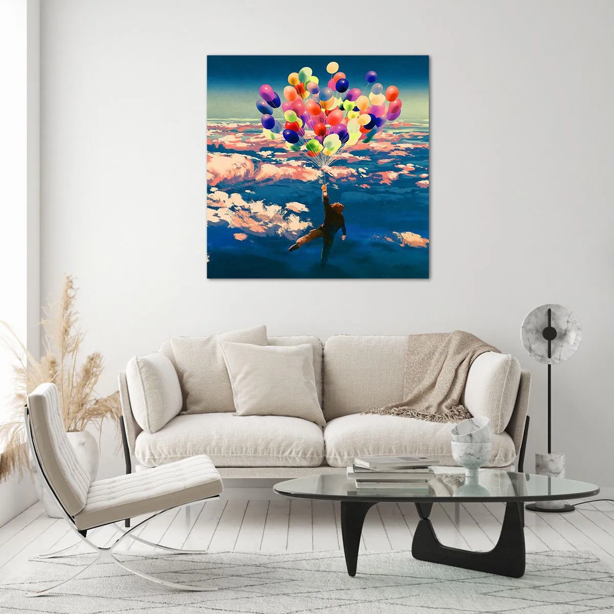 Obraz na skle - Splněné sny dětství - 30x30 cm