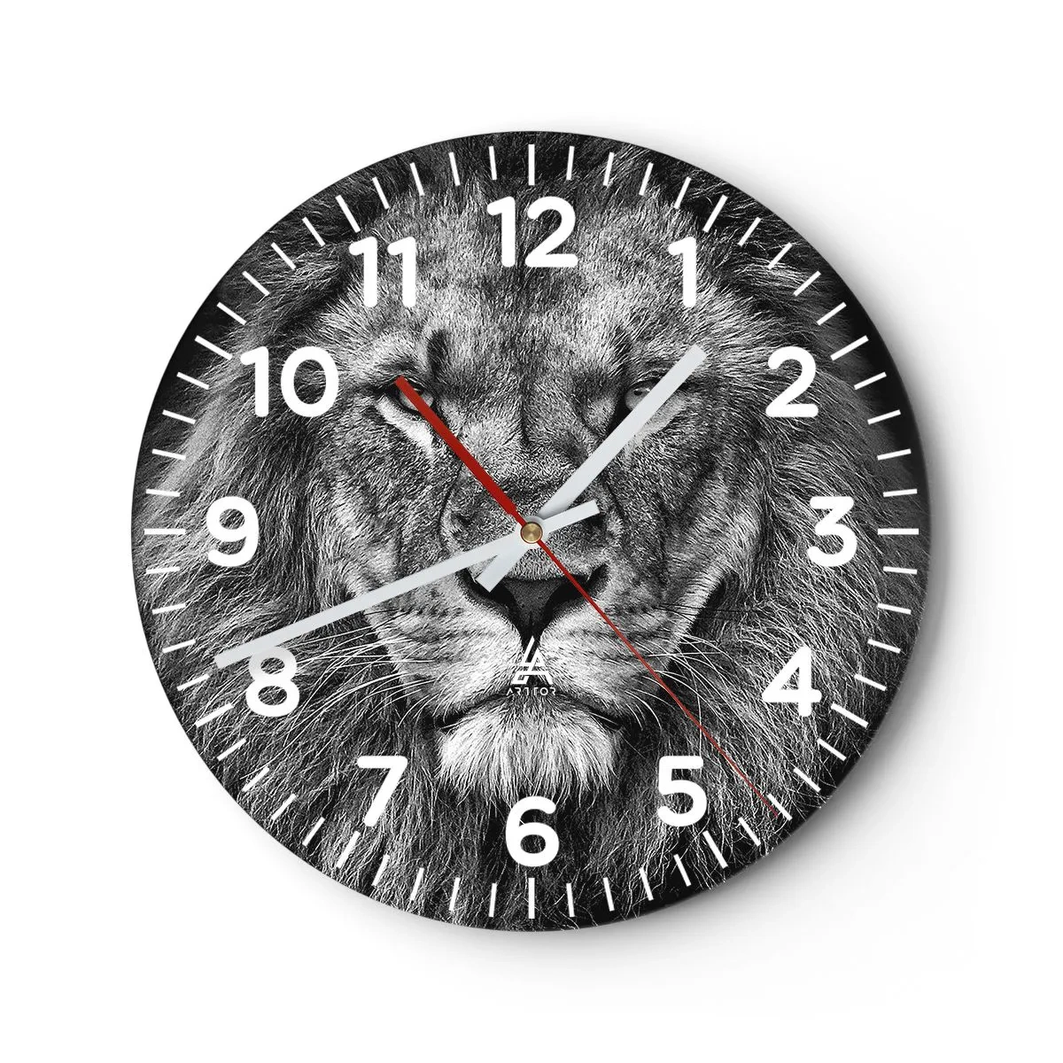 Nástěnné hodiny - V korunovačním oděvu - 40x40 cm