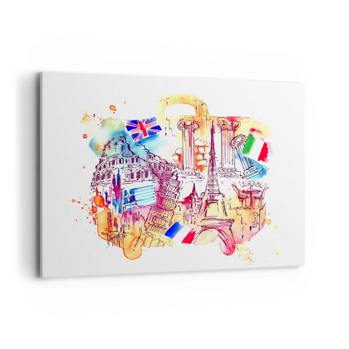 Obraz na plátně - Evropské turné - 100x70 cm