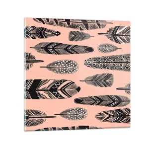 Obraz na skle - Indiánská kolekce - 50x50 cm