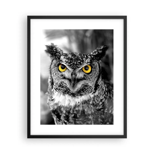 Plakát v černém rámu - Nic se neschová - 40x50 cm