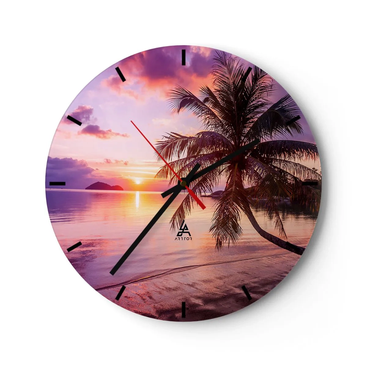 Nástěnné hodiny - Blahobyt až po okraj - 40x40 cm