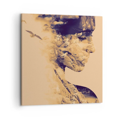 Obraz na plátně - Krásná od přírody - 60x60 cm