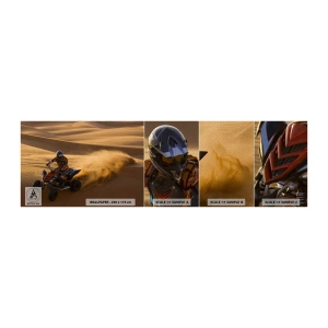 Vzor Fototapety Premium Sand - Na vlnách písku - Quad, Automobilový průmysl, Poušť - 100x30 cm