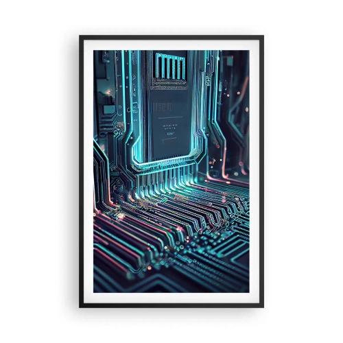 Plakát v černém rámu - Jen tak přemýšlím… - 61x91 cm