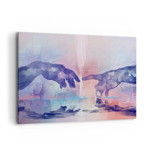 Obraz na plátně - Božská jiskra života - 100x70 cm