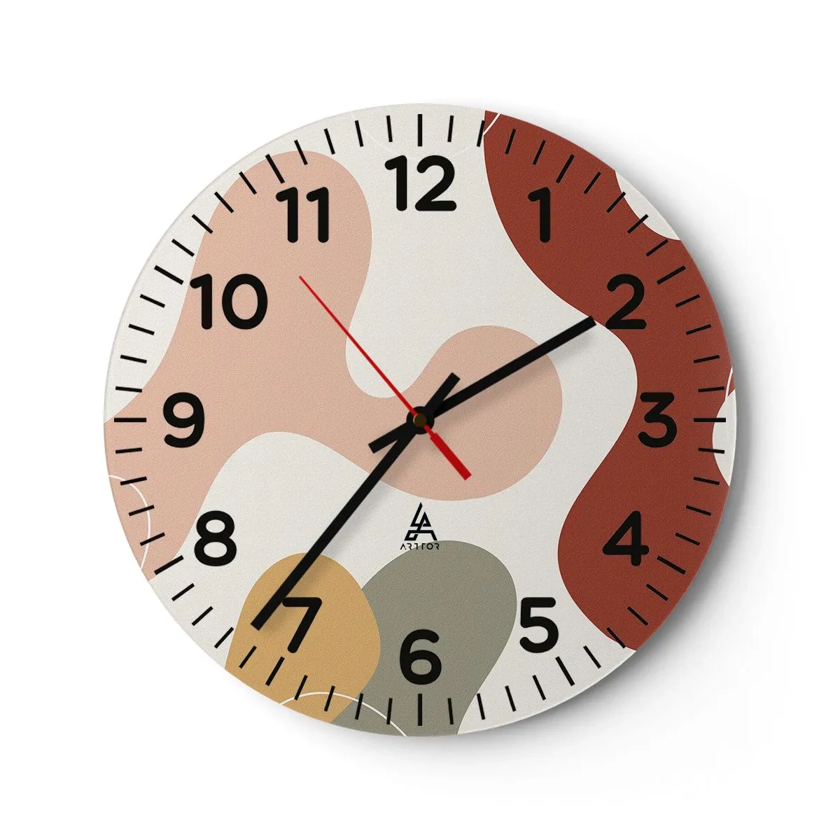 Nástěnné hodiny - Klikyháky - 40x40 cm