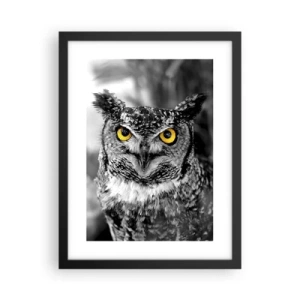 Plakát v černém rámu - Nic se neschová - 30x40 cm