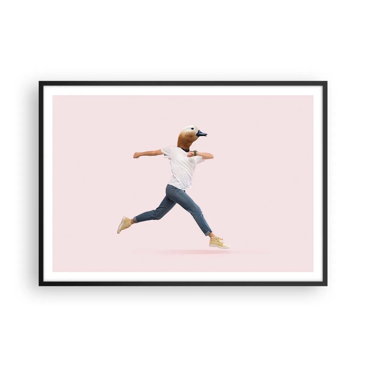 Plakát v černém rámu - Špetka absurdity - 100x70 cm