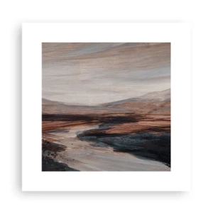 Plakát -  Klidné údolí - 30x30 cm