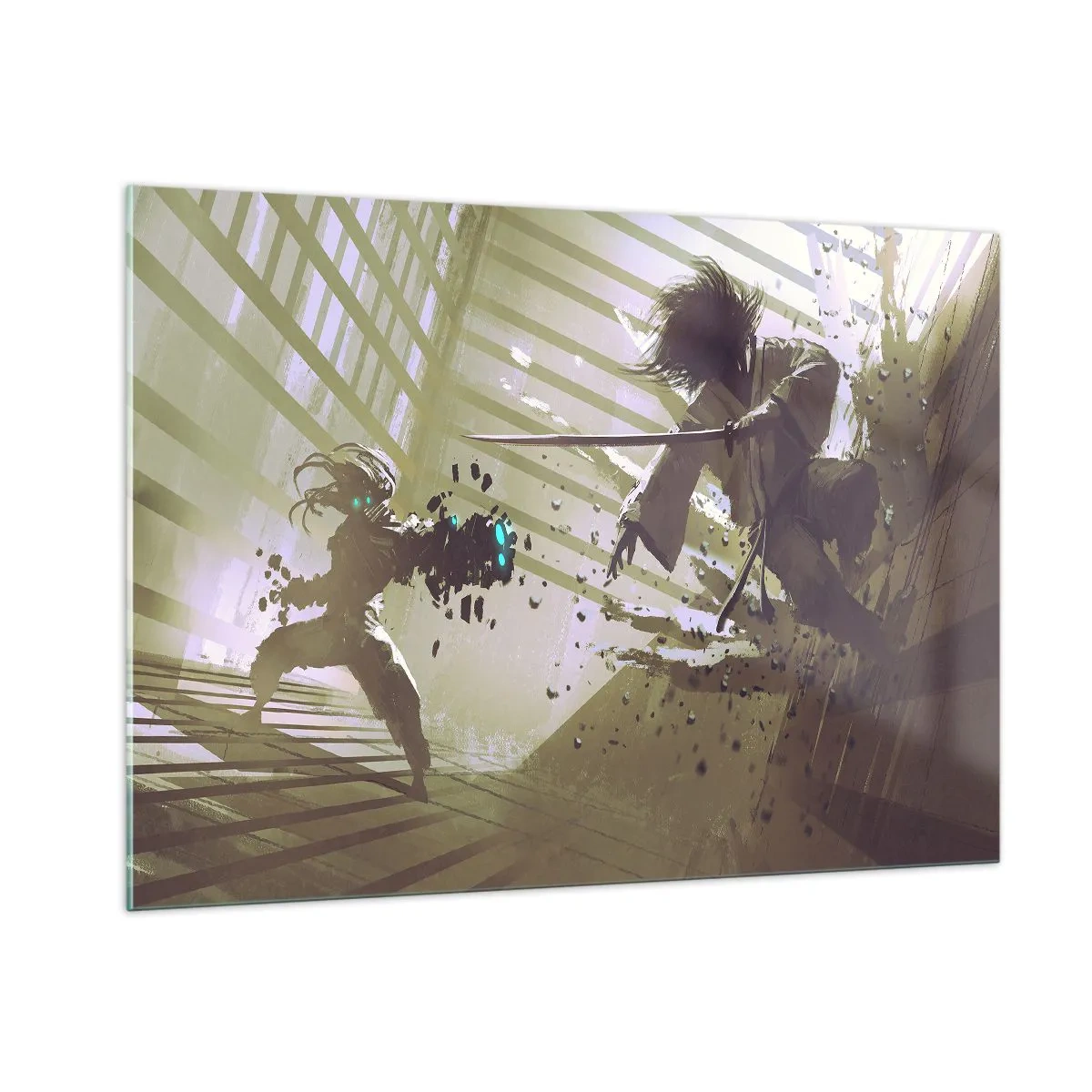 Obraz na skle - I ty můžeš být samurajem - 100x70 cm