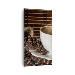 Obraz na plátně - Černost uhlí, průzračnost jantaru - 65x120 cm