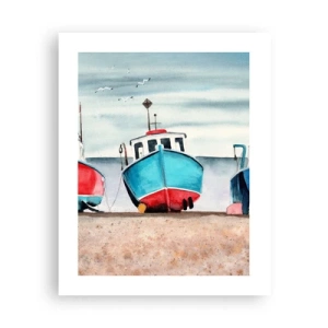 Plakát - Připravené na úlovek - 40x50 cm