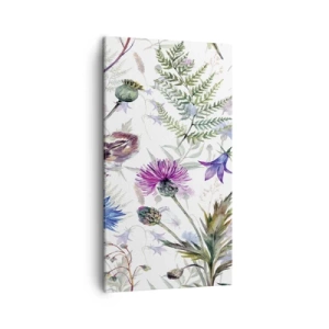 Obraz na plátně - Polský herbář - 45x80 cm