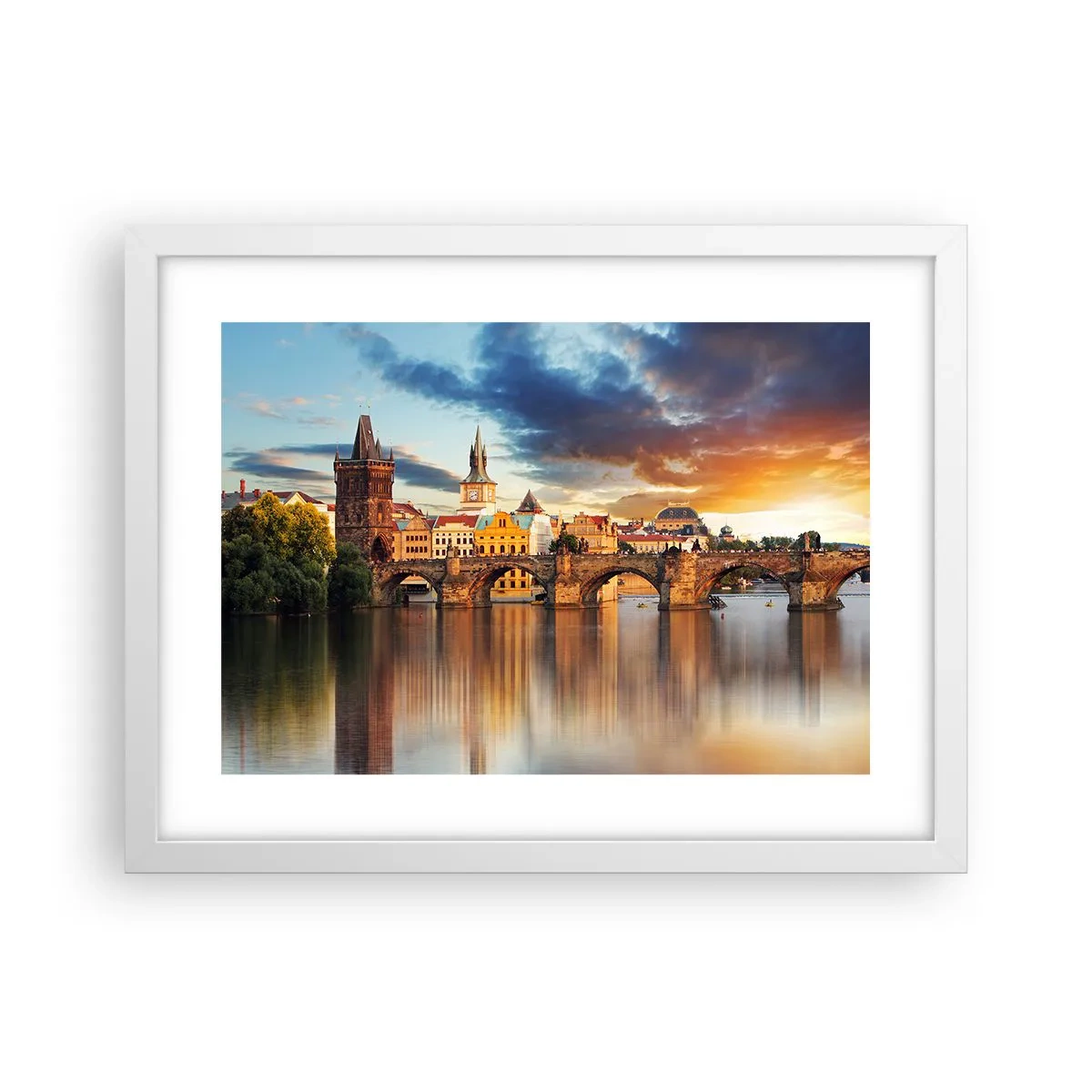 Plakát v bílém rámu - Krásná od pradávna - 40x30 cm